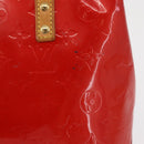 LOUIS VUITTON Monogram Vernis Reade PM Hand Bag Red Rouge M91088 LV Auth 164278-3