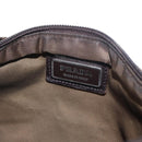 PRADA Shoulder Bag Nylon Khaki Silver Auth 164284-10