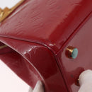 LOUIS VUITTON Vernis Blair MM Hand Bag 2way Rouge Grunadine M90179 Auth 164286-16