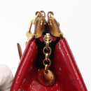 LOUIS VUITTON Vernis Blair MM Hand Bag 2way Rouge Grunadine M90179 Auth 164286-21