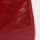 LOUIS VUITTON Vernis Blair MM Hand Bag 2way Rouge Grunadine M90179 Auth 164286-3