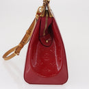 LOUIS VUITTON Vernis Blair MM Hand Bag 2way Rouge Grunadine M90179 Auth 164286-4