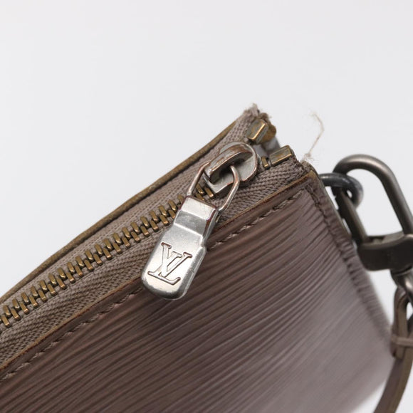 LOUIS VUITTON Epi Pochette Accessoires Accessory Pouch Lilac M52982 Auth 164289