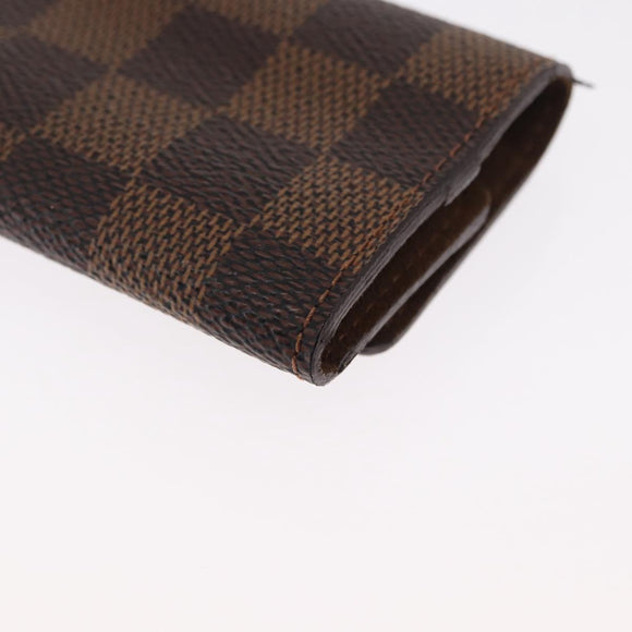 LOUIS VUITTON Damier Ebene Bouton De Manchette Case Cuff Case LV Auth 164291