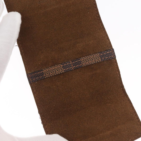 LOUIS VUITTON Damier Ebene Bouton De Manchette Case Cuff Case LV Auth 164291
