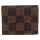 LOUIS VUITTON Damier Ebene Bouton De Manchette Case Cuff Case LV Auth 164291-2