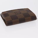LOUIS VUITTON Damier Ebene Bouton De Manchette Case Cuff Case LV Auth 164291-5