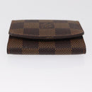 LOUIS VUITTON Damier Ebene Bouton De Manchette Case Cuff Case LV Auth 164291-6