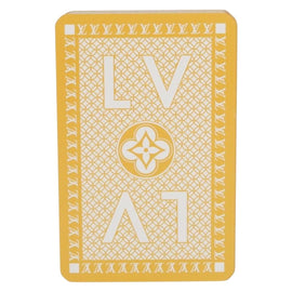LOUIS VUITTON Monogram Playing Cards Yellow LV Auth 164293M - 0