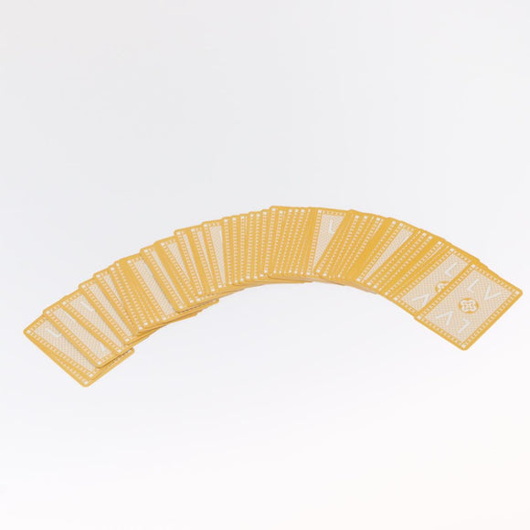 LOUIS VUITTON Monogram Playing Cards Yellow LV Auth 164293M