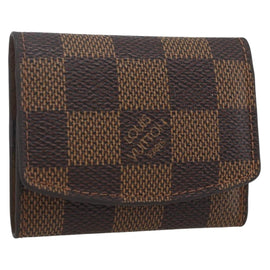 LOUIS VUITTON Damier Ebene Bouton De Manchette Case Cuff Case LV Auth 164294