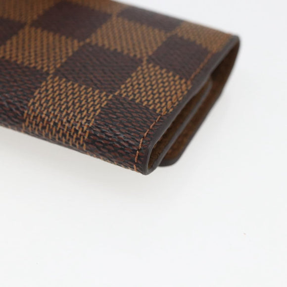 LOUIS VUITTON Damier Ebene Bouton De Manchette Case Cuff Case LV Auth 164294