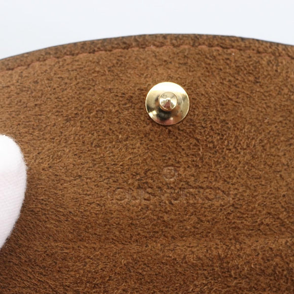 LOUIS VUITTON Damier Ebene Bouton De Manchette Case Cuff Case LV Auth 164294