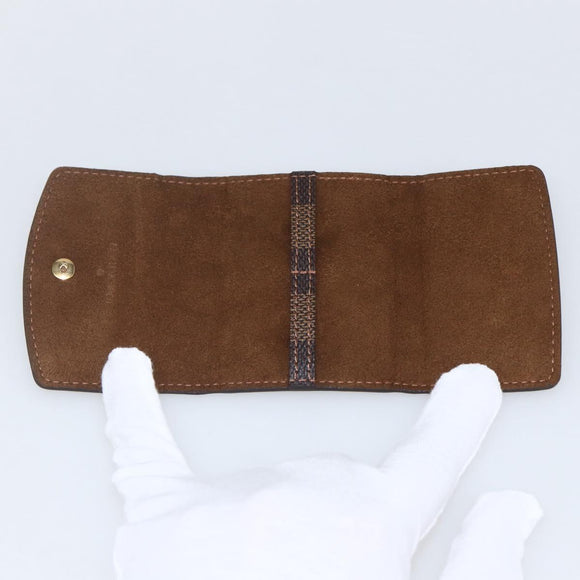 LOUIS VUITTON Damier Ebene Bouton De Manchette Case Cuff Case LV Auth 164294