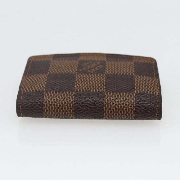 LOUIS VUITTON Damier Ebene Bouton De Manchette Case Cuff Case LV Auth 164294