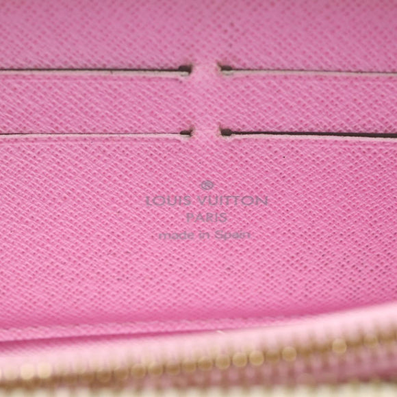 LOUIS VUITTON Monogram Multicolor Zippy Wallet White M60241 LV Auth 164297