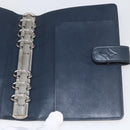 LOUIS VUITTON Monogram Mat Agenda MM Day Planner Cover Navy LV Auth 164300-15