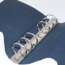 LOUIS VUITTON Monogram Mat Agenda MM Day Planner Cover Navy LV Auth 164300-17