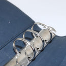 LOUIS VUITTON Monogram Mat Agenda MM Day Planner Cover Navy LV Auth 164300-18