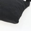 PRADA Shoulder Bag Nylon Black Silver Auth 164309-8