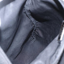 PRADA Shoulder Bag Nylon Black Silver Auth 164309-20