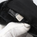 PRADA Shoulder Bag Nylon Black Silver Auth 164309-12