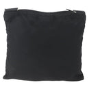 PRADA Shoulder Bag Nylon Black Silver Auth 164309-2