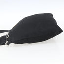 PRADA Shoulder Bag Nylon Black Silver Auth 164309-3