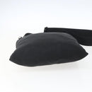 PRADA Shoulder Bag Nylon Black Silver Auth 164309-5