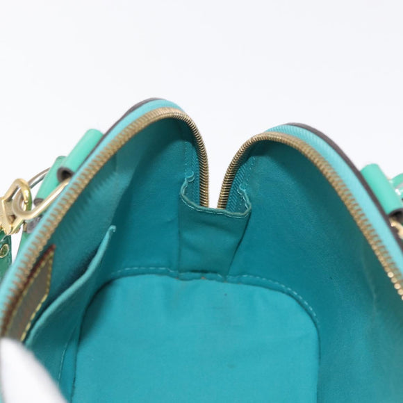 LOUIS VUITTON Monogram Vernis Alma BB Hand Bag Tyu Luco Words M90302 Auth 164314