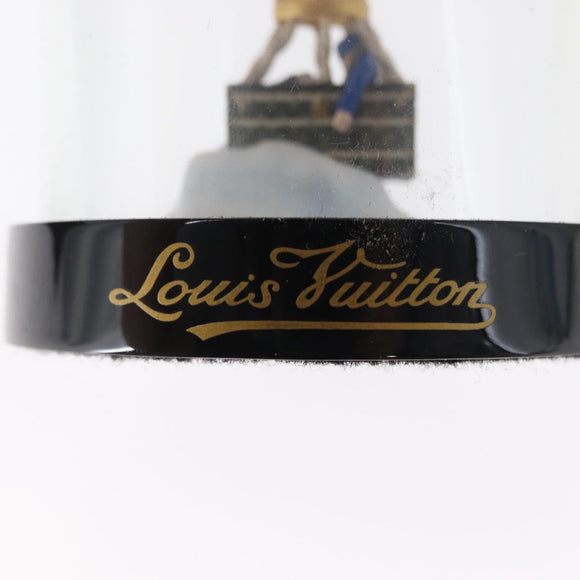 LOUIS VUITTON Maruaero Glass Dome 2013 Christmas Only Snow Globe Red Auth 164316