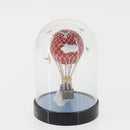 LOUIS VUITTON Maruaero Glass Dome 2013 Christmas Only Snow Globe Red Auth 164316-3