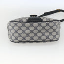 GUCCI GG Supreme Sherry Line Shoulder Bag PVC Navy Gold 89 02 032 Auth 164318-5