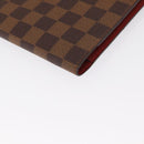 LOUIS VUITTON Damier Ebene CD Holder Pouch N62935 LV Auth 164320-15