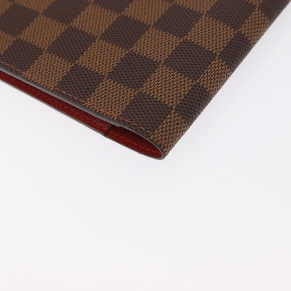 LOUIS VUITTON Damier Ebene CD Holder Pouch N62935 LV Auth 164320