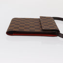 LOUIS VUITTON Damier Ebene CD Holder Pouch N62935 LV Auth 164320-3
