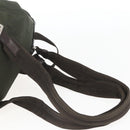 PRADA Backpack Nylon Khaki Silver Auth 164325-9