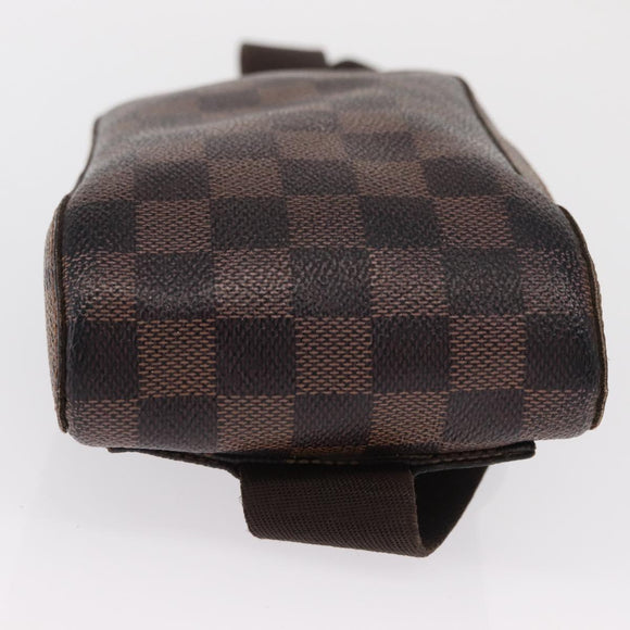 LOUIS VUITTON Damier Ebene Geronimos Shoulder Bag N51994 LV Auth 164331