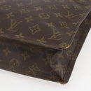 LOUIS VUITTON Monogram Sac Plat Hand Bag M51140 LV Auth 164332-9