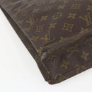 LOUIS VUITTON Monogram Sac Plat Hand Bag M51140 LV Auth 164332-14
