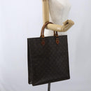 LOUIS VUITTON Monogram Sac Plat Hand Bag M51140 LV Auth 164332-18