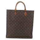 LOUIS VUITTON Monogram Sac Plat Hand Bag M51140 LV Auth 164332-2