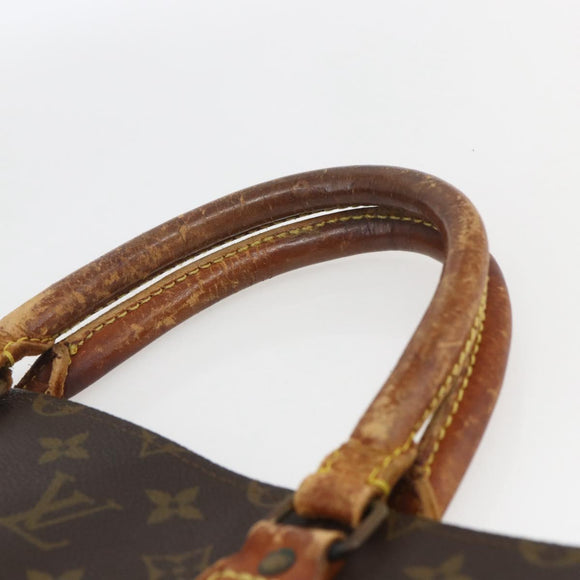 LOUIS VUITTON Monogram Sac Plat Hand Bag M51140 LV Auth 164332