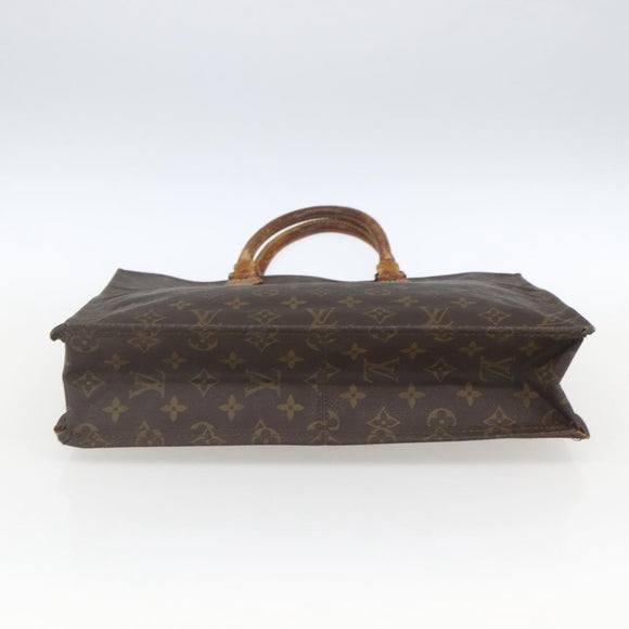 LOUIS VUITTON Monogram Sac Plat Hand Bag M51140 LV Auth 164332