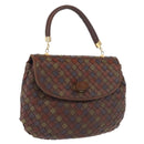 BOTTEGA VENETA INTRECCIATO Hand Bag Leather Brown Auth 164335-1