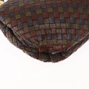 BOTTEGA VENETA INTRECCIATO Hand Bag Leather Brown Auth 164335-12