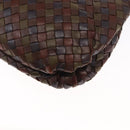 BOTTEGA VENETA INTRECCIATO Hand Bag Leather Brown Auth 164335-13