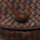 BOTTEGA VENETA INTRECCIATO Hand Bag Leather Brown Auth 164335-14