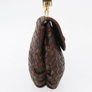 BOTTEGA VENETA INTRECCIATO Hand Bag Leather Brown Auth 164335-5