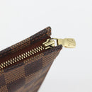 LOUIS VUITTON Damier Ebene Poche Toilette 26 Pouch N47543 LV Auth 164337-9